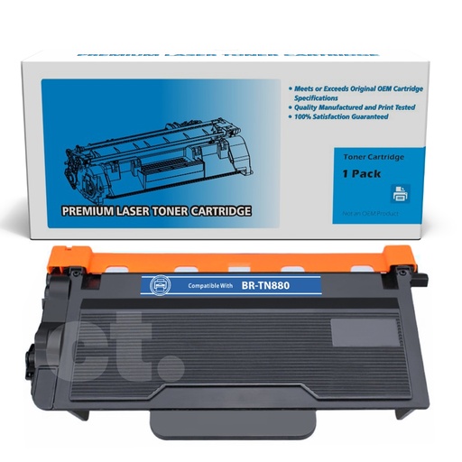 Brother TN-880 TN880 Compatible Black Extra High Yield Toner Cartridge (1 Pack)