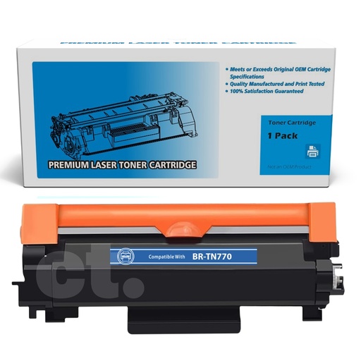 Brother TN-770 TN770 Compatible Black High Yield Toner Cartridge (1 Pack)