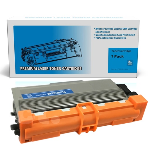 Brother TN-750 TN750 Compatible Black High Yield Toner Cartridge (1 Pack)