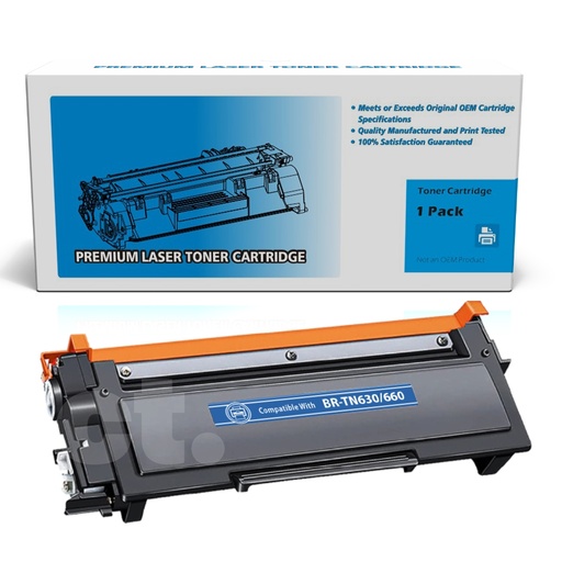 Brother TN-660 TN660 Compatible Black High Yield Toner Cartridge (1 Pack)