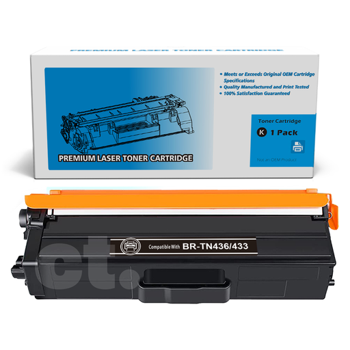 Brother TN-436 TN436 TN-433 TN433 Compatible Black Extra High Yield Toner Cartridge (1 Pack)