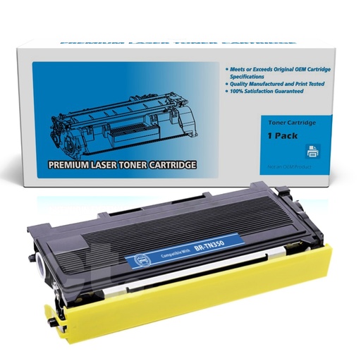 Brother TN-350 TN350 Compatible Black Standard Yield Toner Cartridge (1 Pack)