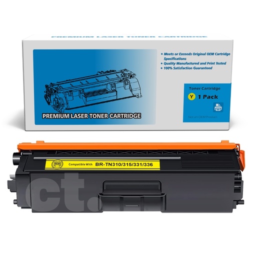 Brother TN-336 TN336 TN-315 TN315 Compatible Yellow High Yield Toner Cartridge (1 Pack)