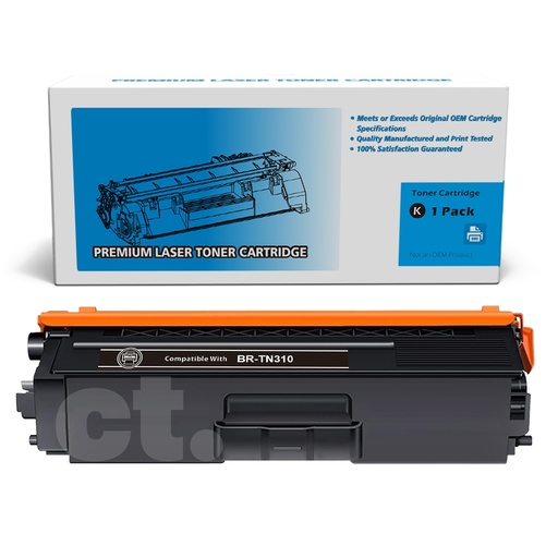 Brother TN-310 TN310 Compatible Black Standard Yield Toner Cartridge (1 Pack)