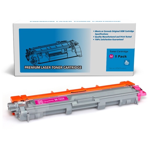 Brother TN-225 TN225 Compatible Magenta High Yield Toner Cartridge (1 Pack)