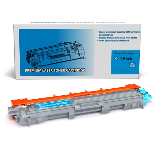 Brother TN-225 TN225 Compatible Cyan High Yield Toner Cartridge (1 Pack)