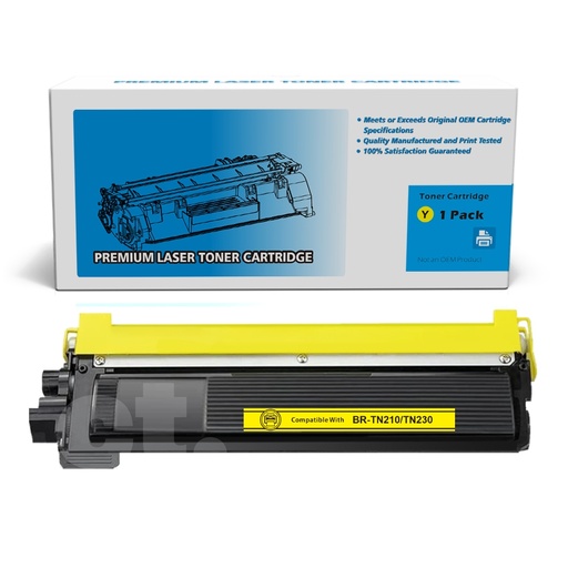 Brother TN-210 TN210 TN230 Compatible Yellow Standard Yield Toner Cartridge (1 Pack)
