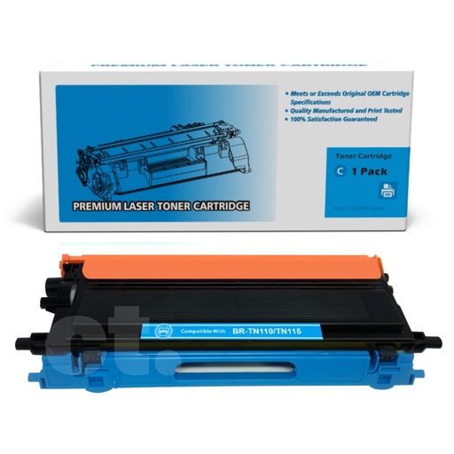 Brother TN-115 TN115 Remanufactured Cyan Standard Yield Toner Cartridge (1 Pack)