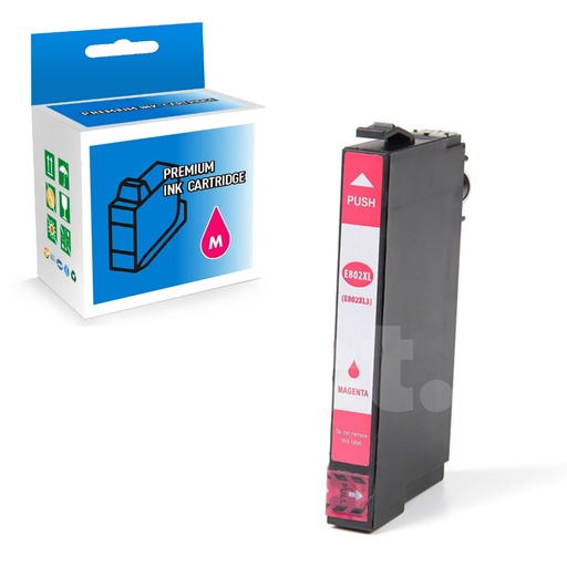 Epson T802XL (T802XL320) Compatible Magenta High Yield Ink Cartridge (1 Pack)