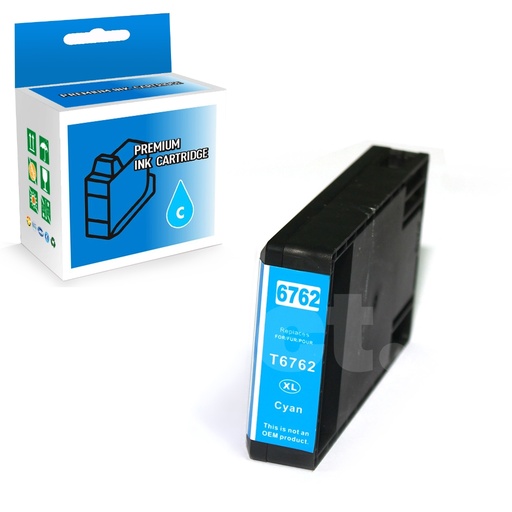 Epson T676XL220 676 XL Compatible Cyan High Yield Ink Cartridge (1 Pack)