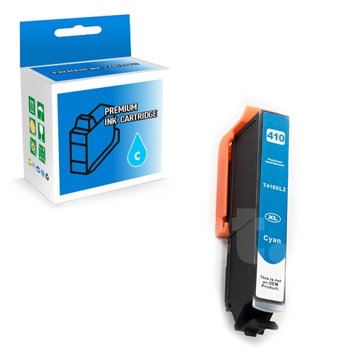 Epson T410XL220 410 XL Compatible Cyan High Yield Ink Cartridge (1 Pack)