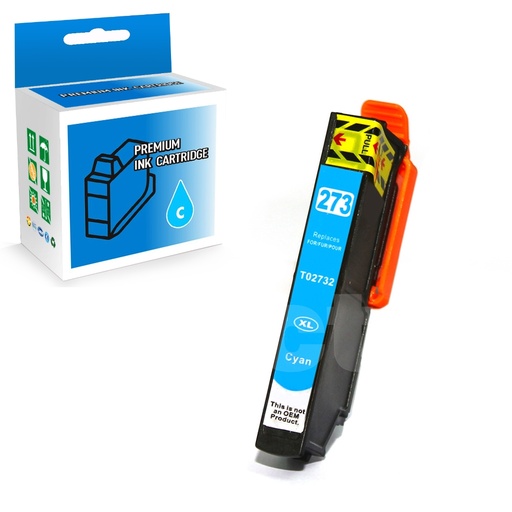 Epson T273XL220 273 XL Compatible Cyan High Yield Ink Cartridge (1 Pack)