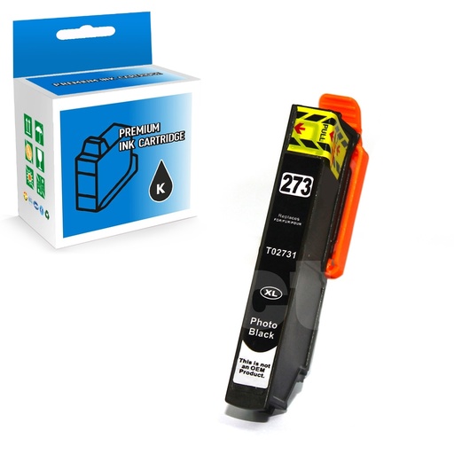 Epson T273XL120 273 XL Compatible Photo Black High Yield Ink Cartridge (1 Pack)