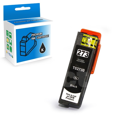 Epson T273XL020 273 XL Compatible Black High Yield Ink Cartridge (1 Pack)