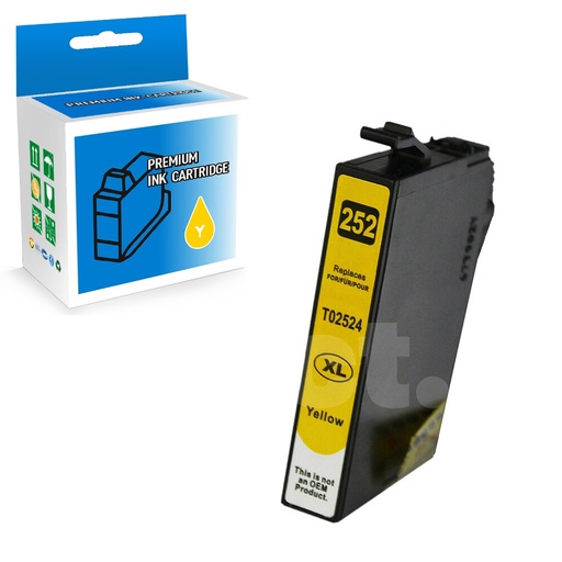 Epson T252XL420 252 XL Compatible Yellow High Yield Ink Cartridge (1 Pack)