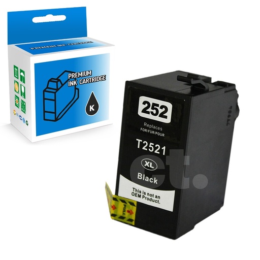 Epson T252XL120 252 XL Compatible Black High Yield Ink Cartridge (1 Pack)