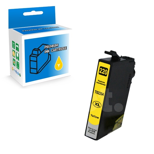 Epson T202XL (T202XL420) Compatible Yellow High Yield Ink Cartridge (1 Pack)