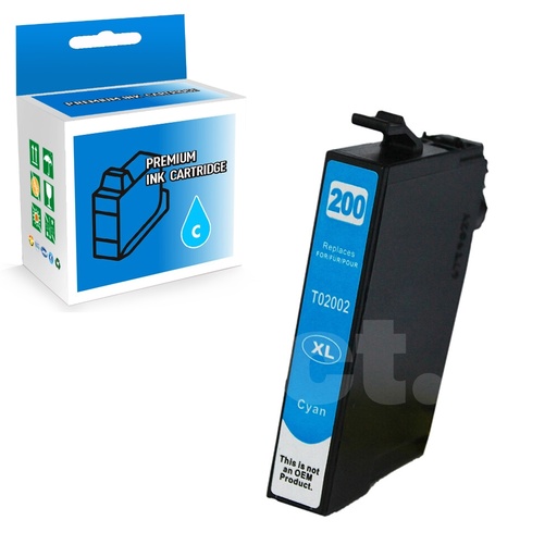 Epson T200XL220 200 XL Compatible Cyan High Yield Ink Cartridge (1 Pack)