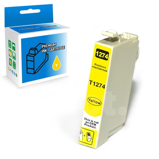 Epson T127XL Compatible Yellow High Yield Ink Cartridge (1 Pack)