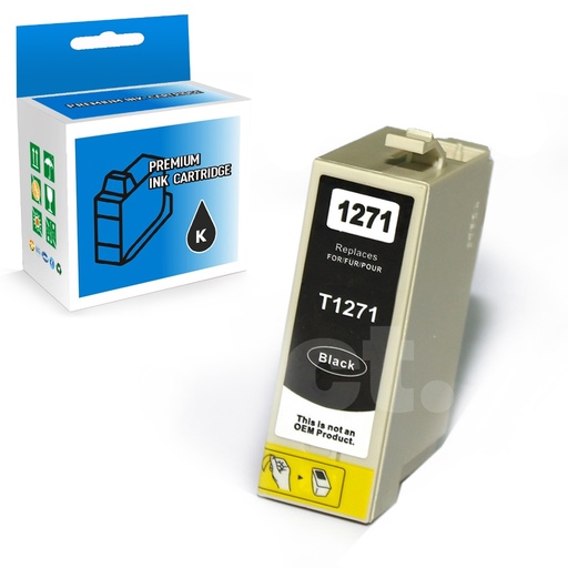 Epson T127XL Compatible Black High Yield Ink Cartridge (1 Pack)