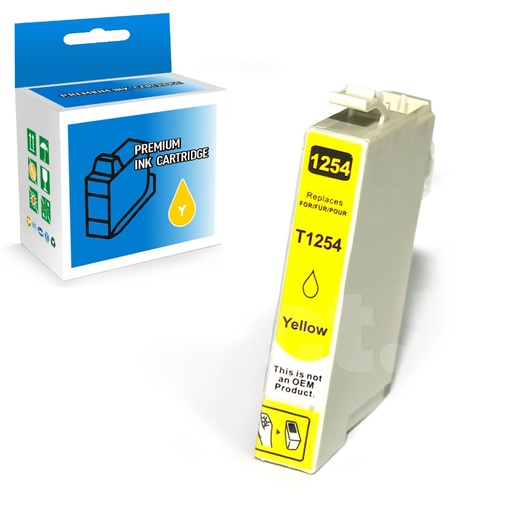 Epson T125420 125 Compatible Yellow Standard Yield Ink Cartridge (1 Pack)