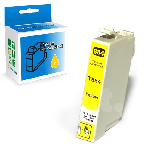 Epson T0884 Compatible Yellow Standard Yield Ink Cartridge (1 Pack)