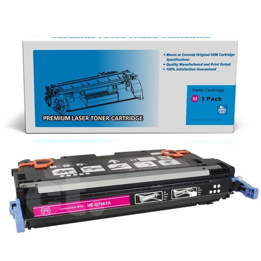 HP Q7563A 314A Remanufactured Magenta Standard Yield Toner Cartridge (1 Pack)