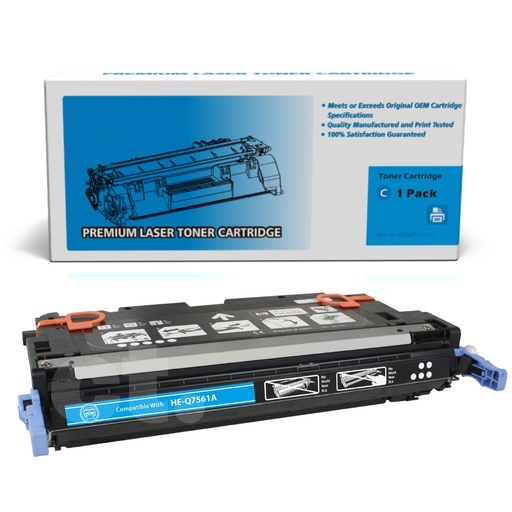 HP Q7561A 314A Remanufactured Cyan Standard Yield Toner Cartridge (1 Pack)