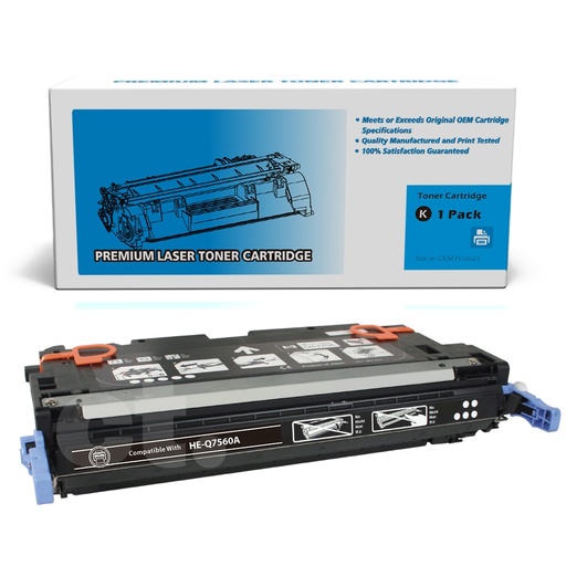 HP Q7560A 314A Remanufactured Black Standard Yield Toner Cartridge (1 Pack)