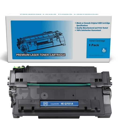 HP Q7551A 51A Compatible Black Standard Yield Toner Cartridge (1 Pack)