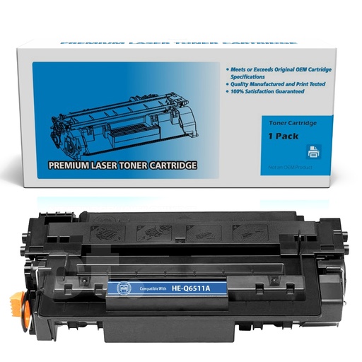 HP Q6511A (11A) Compatible Black Standard Yield Toner Cartridge (1 Pack)