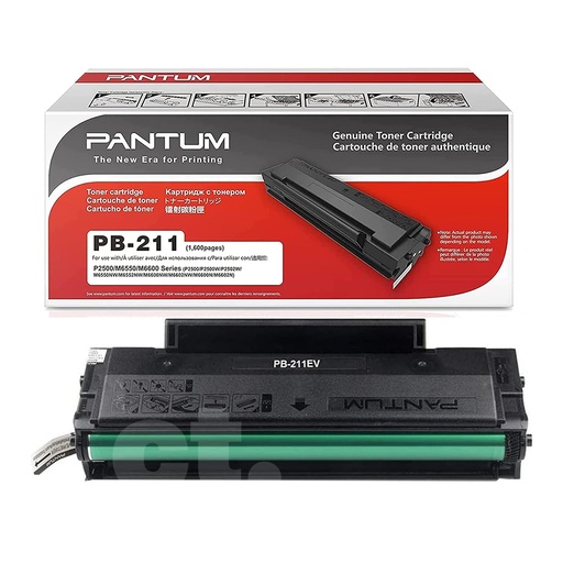 Pantum PB-210SEV (P2500W) Original Genuine Black Standard Yield Toner Cartridge (1 Pack)