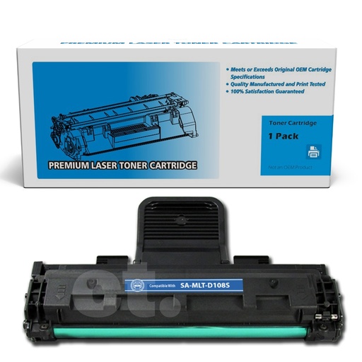 Samsung MLT-D108S MLTD108S Compatible Black Standard Yield Toner Cartridge (1 Pack)