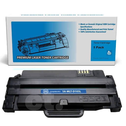 Samsung MLT-D105L MLTD105L Compatible Black High Yield Toner Cartridge (1 Pack)