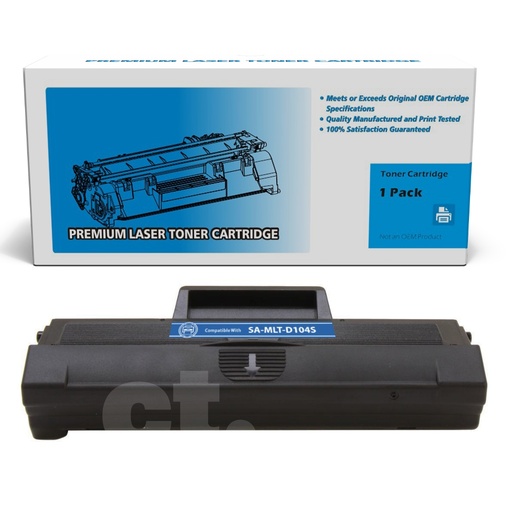 Samsung MLT-D104S MLTD104S Compatible Black Standard Yield Toner Cartridge (1 Pack)