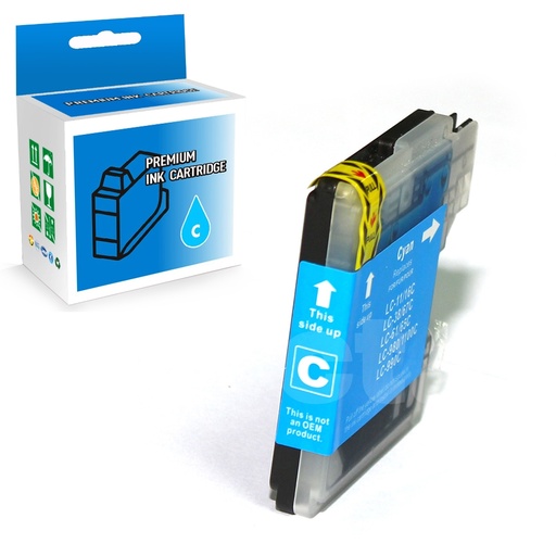 Brother LC61 Compatible Cyan Standard Yield Ink Cartridge (1 Pack)