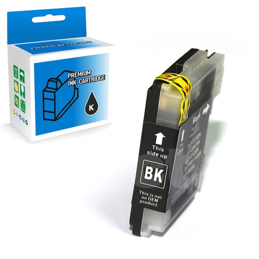 Brother LC61 Compatible Black Standard Yield Ink Cartridge (1 Pack)