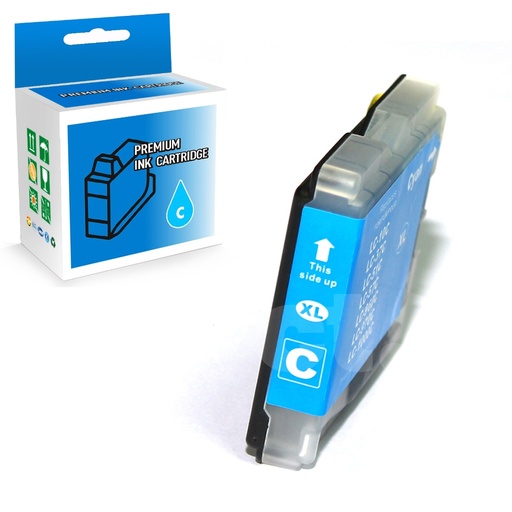 Brother LC51XL Compatible Cyan High Yield Ink Cartridge (1 Pack)