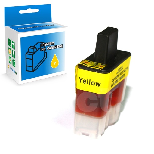 Brother LC41 Compatible Yellow Standard Yield Ink Cartridge (1 Pack)