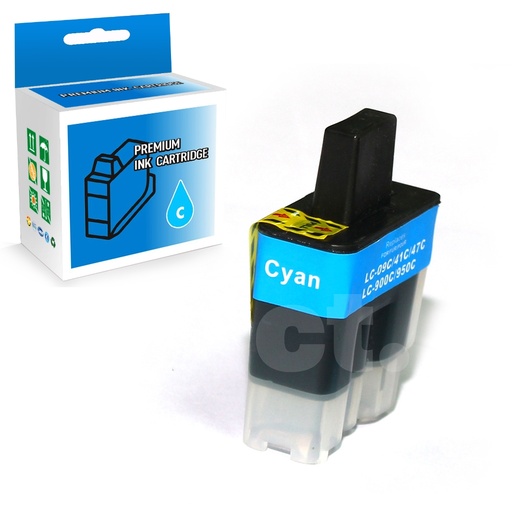 Brother LC41 Compatible Cyan Standard Yield Ink Cartridge (1 Pack)