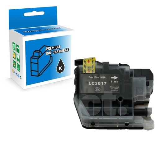 Brother LC3017XL Compatible Black High Yield Ink Cartridge (1 Pack)