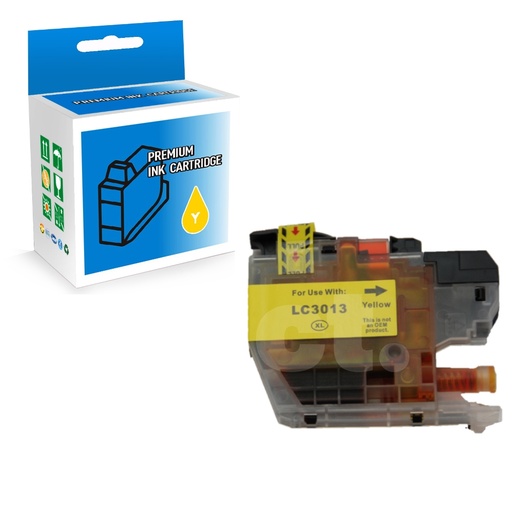 Brother LC3013XL Compatible Yellow High Yield Ink Cartridge (1 Pack)