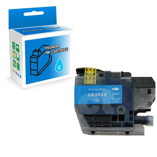 Brother LC3013XL Compatible Cyan High Yield Ink Cartridge (1 Pack)