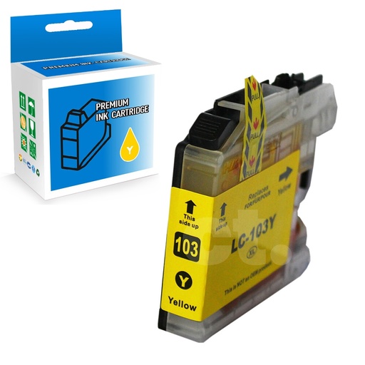 Brother LC103XL Compatible Yellow High Yield Ink Cartridge (1 Pack)