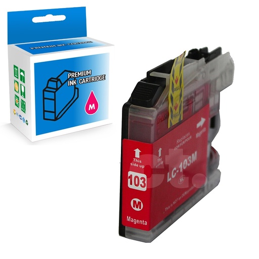 Brother LC103XL Compatible Magenta High Yield Ink Cartridge (1 Pack)