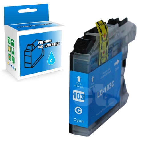 Brother LC103XL Compatible Cyan High Yield Ink Cartridge (1 Pack)