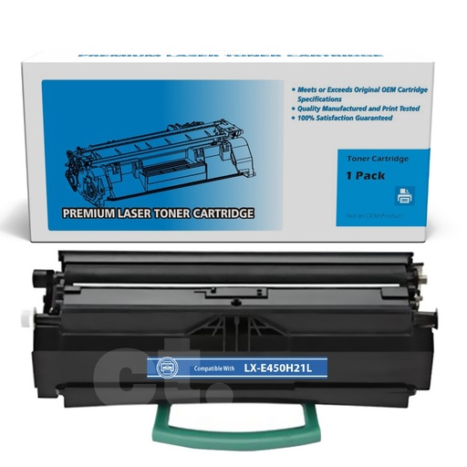 Lexmark E450H21L (E350/E450) Remanufactured Black Standard Yield Toner Cartridge (1 Pack)