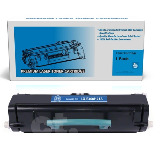 Lexmark E360H21A Compatible Black Standard Yield Toner Cartridge (1 Pack)