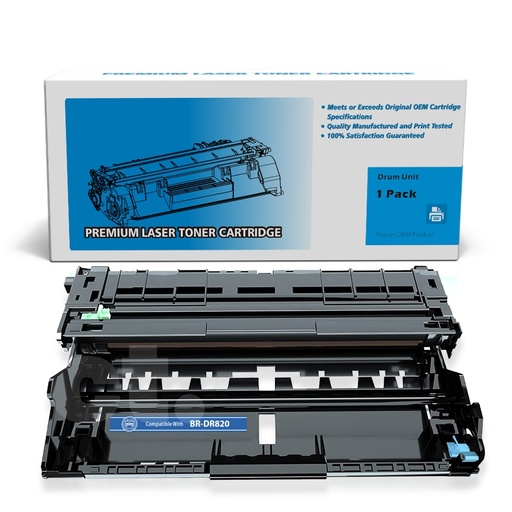 Brother DR-820 DR820 Compatible Black Standard Yield Drum Imaging Unit (1 Pack)