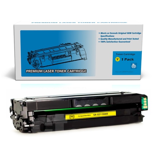 Samsung CLT-Y506L CLTY506L Compatible Yellow High Yield Toner Cartridge (1 Pack)
